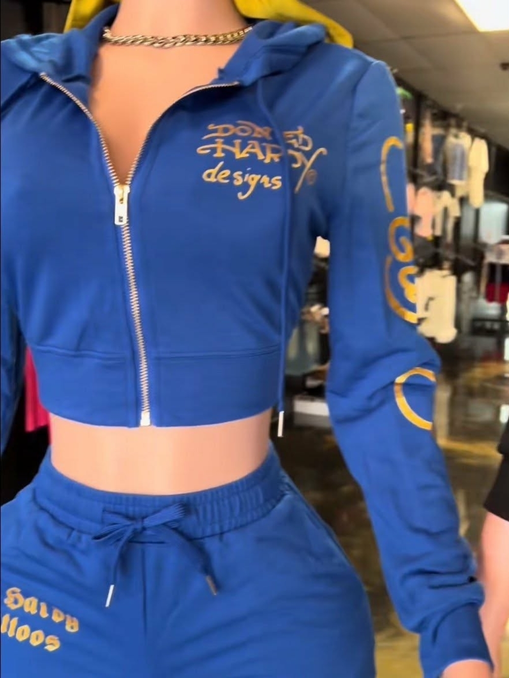 Ed Hardy Royal Blue Hoodie 💙 Authentic Ed Hardy Electric Blue Tracksuit Set 💙